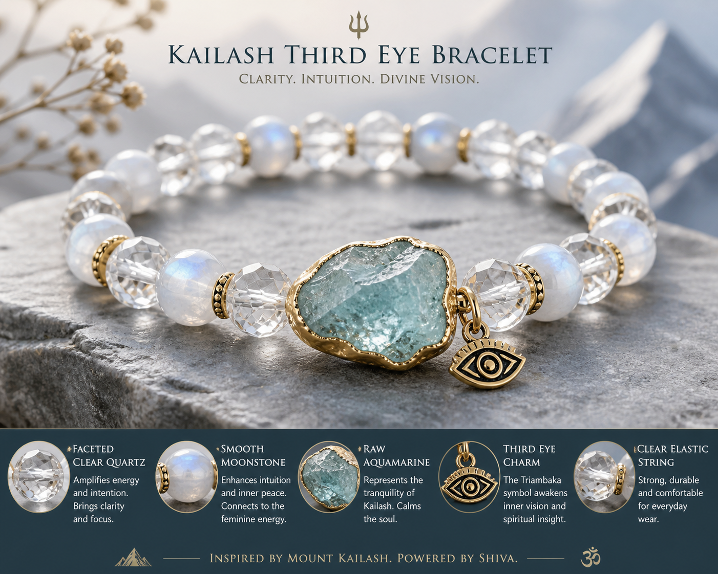 Kailash Third Eye Bracelet