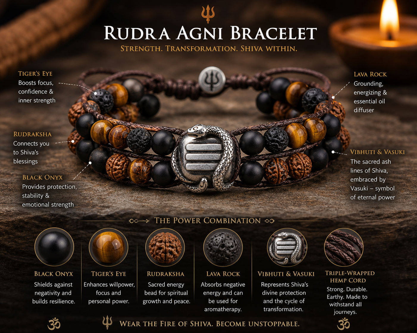 Rudra Agni Bracelet
